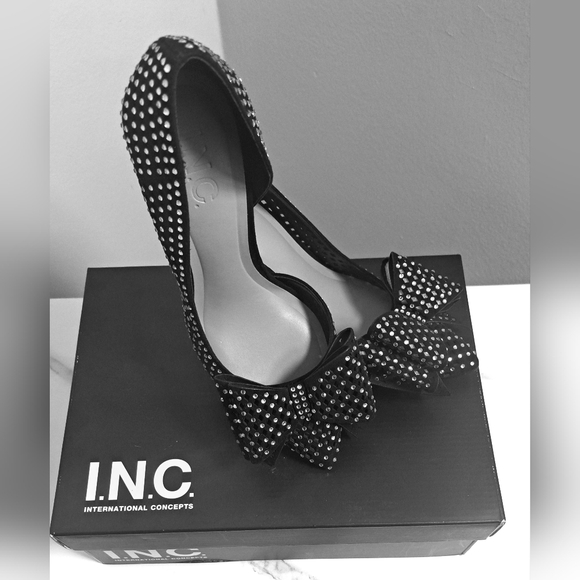 INC INTERNATIONAL COMCEPTS KENJA BLACK WOMENS SHOES SIZE 6M NEW WITH BOX. - Picture 8 of 10